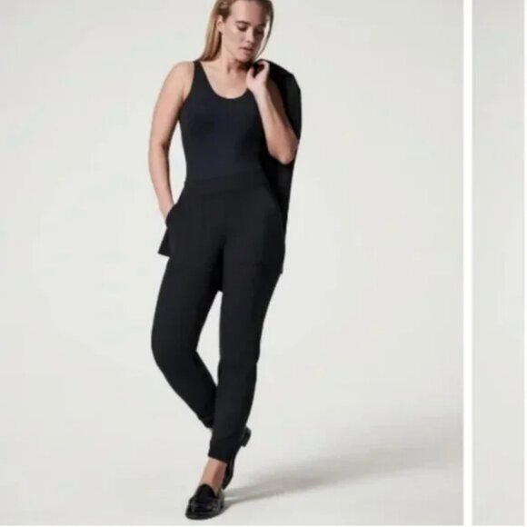 SPANX Women's The Perfect Pant Jogger Black Size Medium